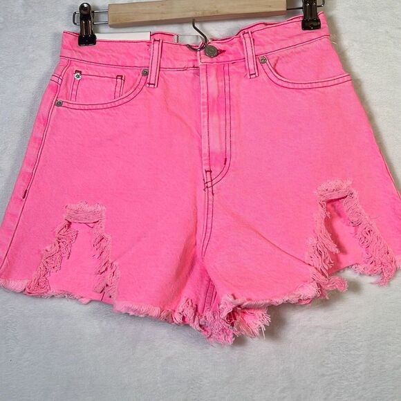 BDG Chewed A-Line Denim‎ Short NWT- Womens 26 - Picture 1 of 6